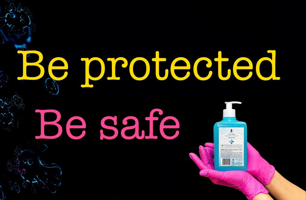 Hand sanitizer Be protected and safe,